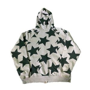 Bape Bapesta Full Zip Hoodie Size Small